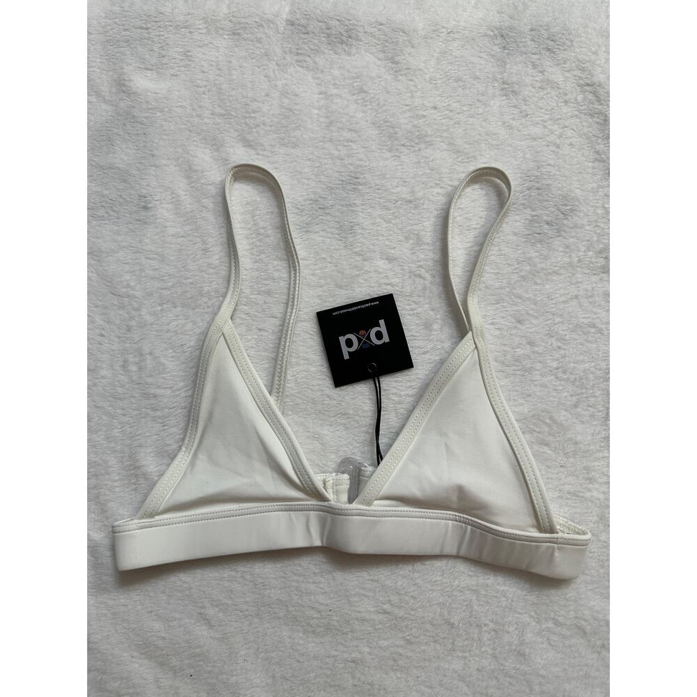 Pacific & Driftwood Drifter Bikini Top White Womans XS NWT